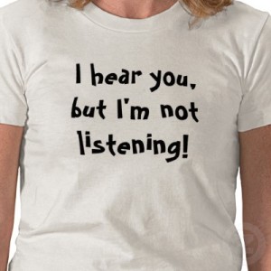 not-listening