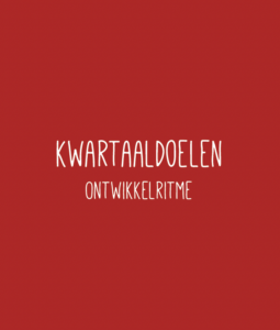 Kwartaaldoelen