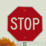 Stop bord