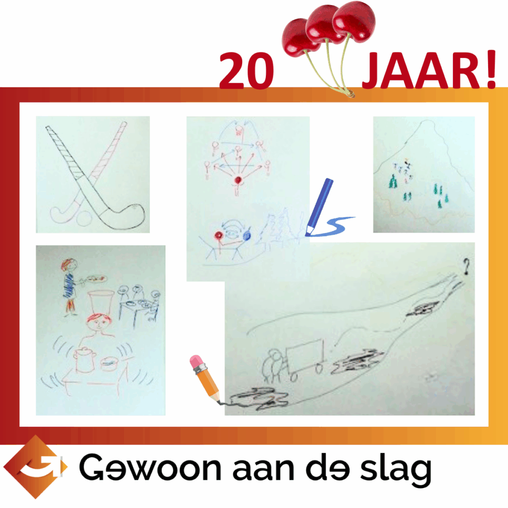 Metaforen tekeningen - Polaroid 20 jaar GADS