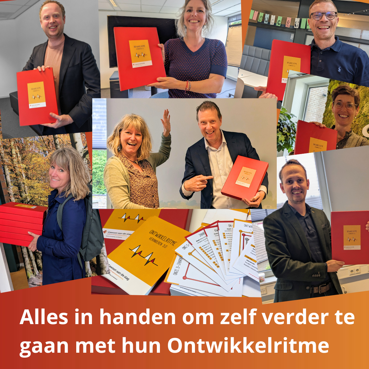 Collage Gemeente Baarn Gewoon aan de slag ontwikkelritme