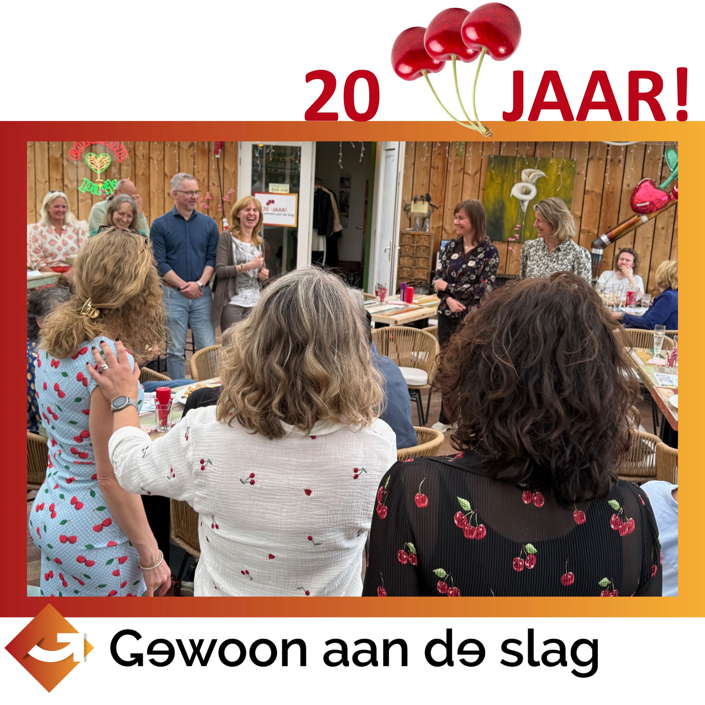 20 jaar samenwerken Gewoon aan de slag polaroid